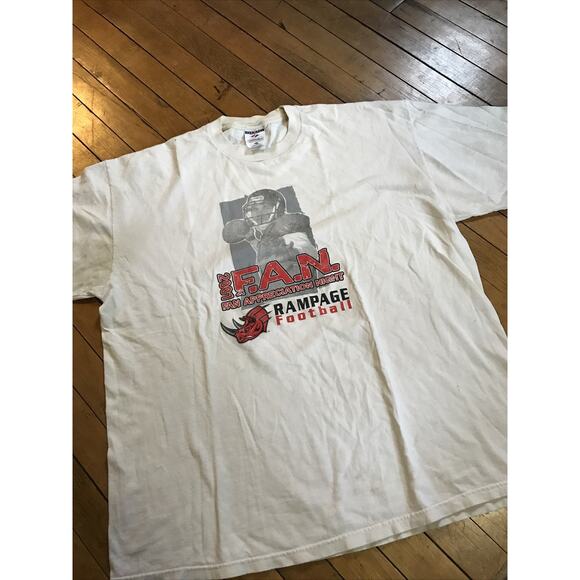 Other - Grand Rapids Rampage AFL 2001 Fan Appreciation Night Tee By‎ Jerzees XL White